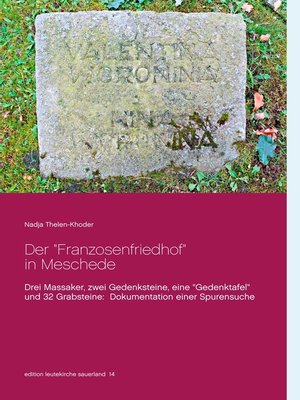 cover image of Der "Franzosenfriedhof" in Meschede